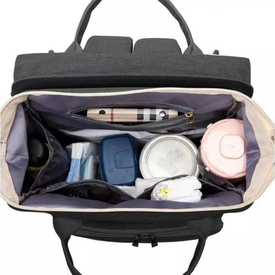 Parenting on the Go: Waterproof Folding Crib Backpack – Unisex, Stylish, and Practical!