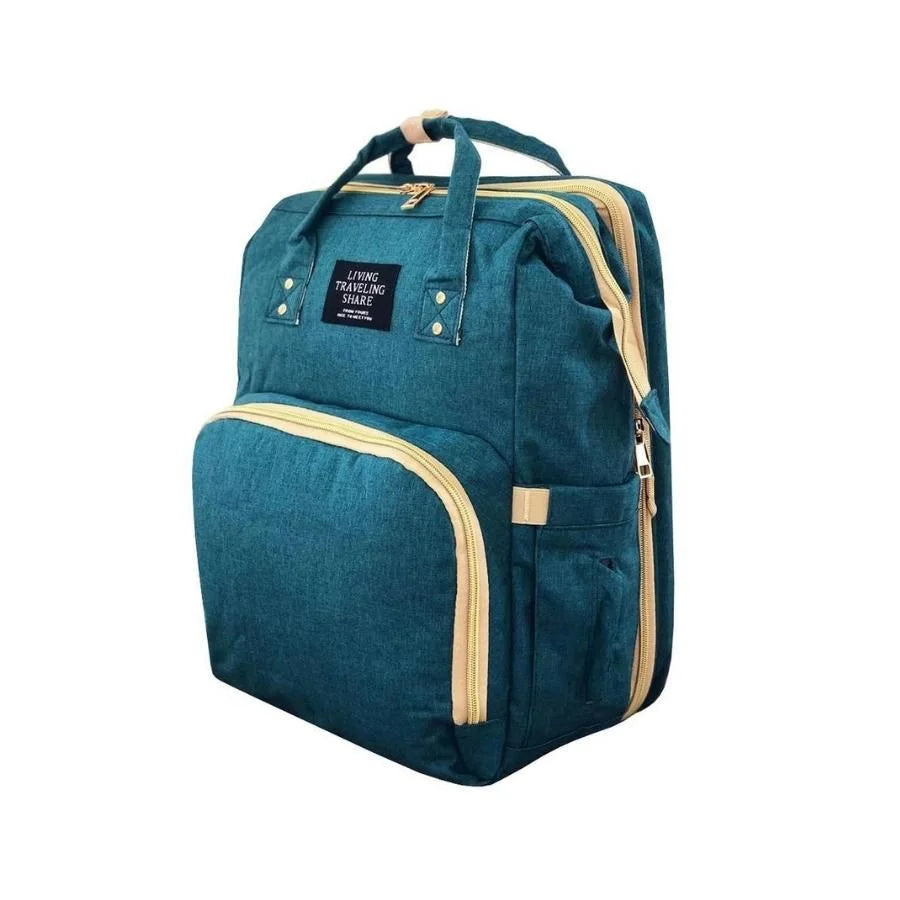 Parenting on the Go: Waterproof Folding Crib Backpack – Unisex, Stylish, and Practical!