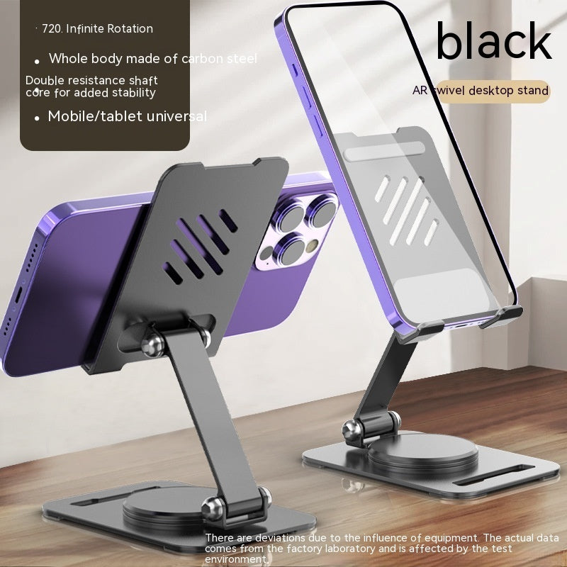 360° Rotating Metal Phone & Tablet Stand – Adjustable, Sleek, and Perfect for Any Desk!