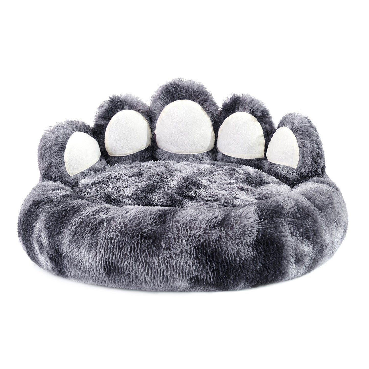 Adorable Bear Paw Dog & Cat Bed – Cozy Plush Comfort for Small & Medium Pets!