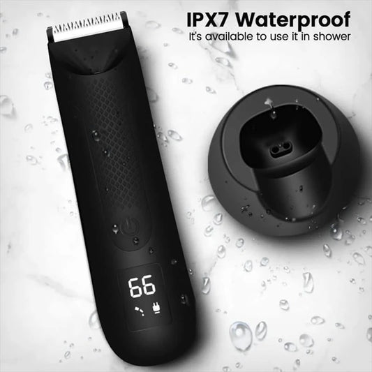 Say goodbye to worries about hurting your private parts with our unisex waterproof trimmer, YALLA, perfect for both men and women!