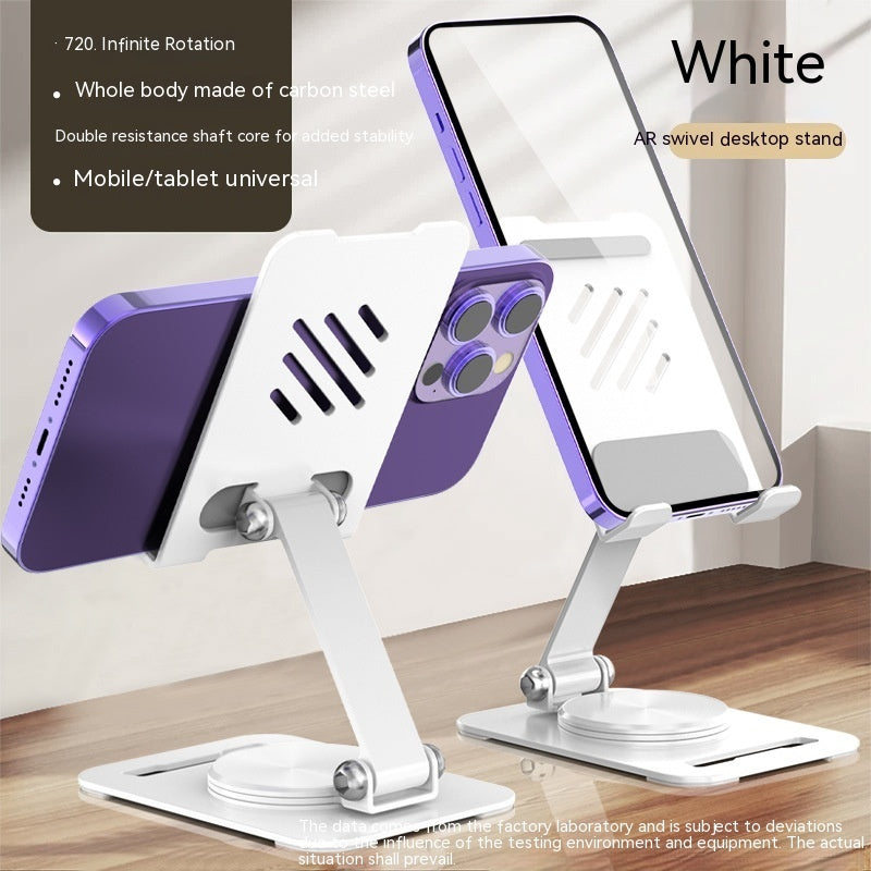 360° Rotating Metal Phone & Tablet Stand – Adjustable, Sleek, and Perfect for Any Desk!